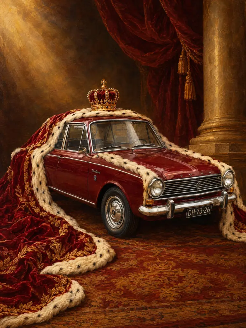 Autoportret in de stijl Koninklijk