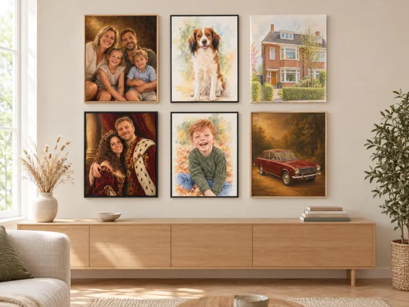 Foto als schilderij