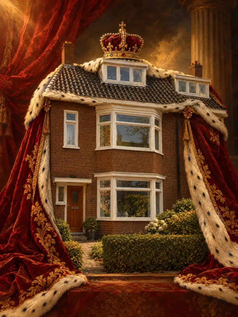 Huisportret in de stijl Koninklijk