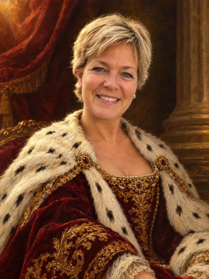 Persoonsportret in de stijl Koninklijk